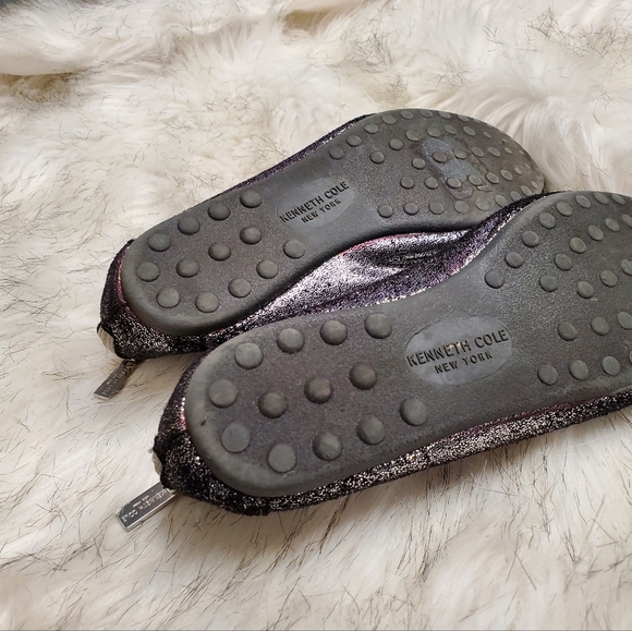 Girls Kenneth Cole Shimmer Ballet Flats - Picture 7 of 8